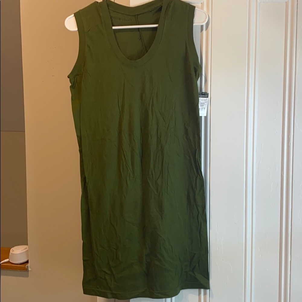 Tank tee shirt dress